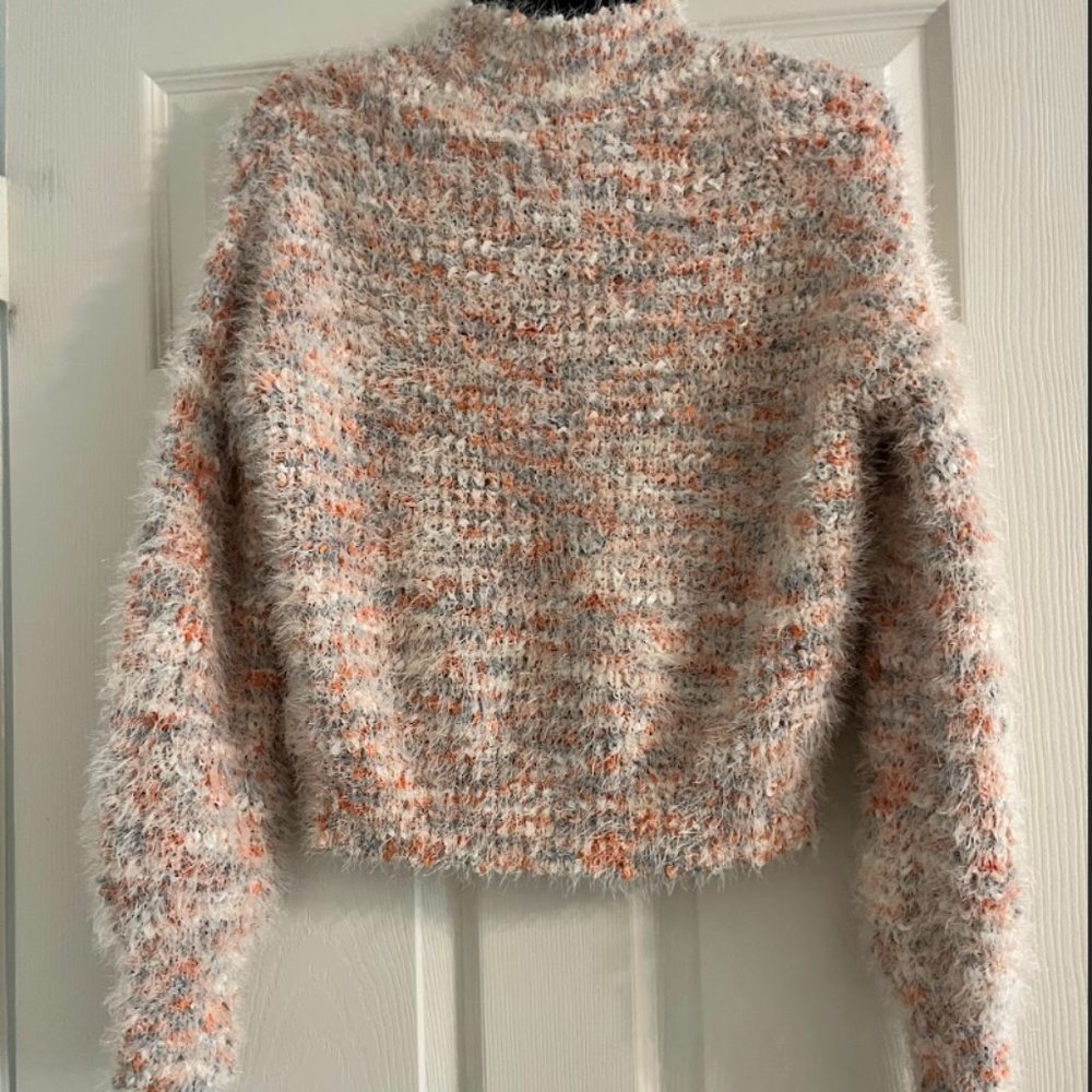S Fuzzy Colored Sweater